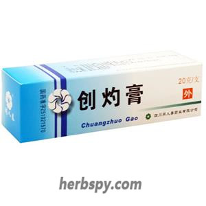 Chuangzhuo Gao for mild water-fire burns and bedsores